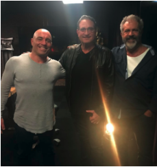 Joe Rogan, Dr. Niel Riordan, and Mel Gibson